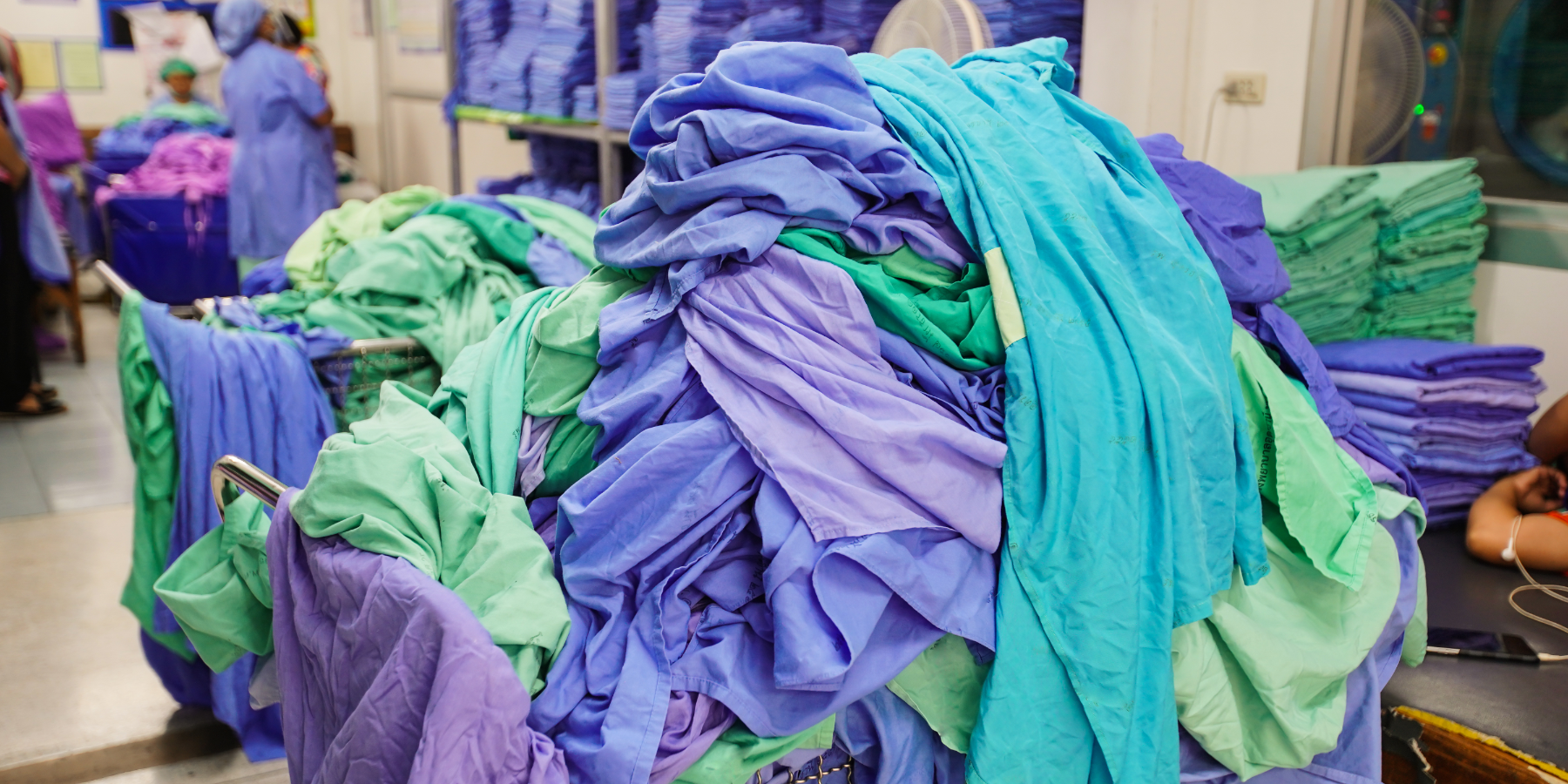 Medical Laundry In Bin 1800X900